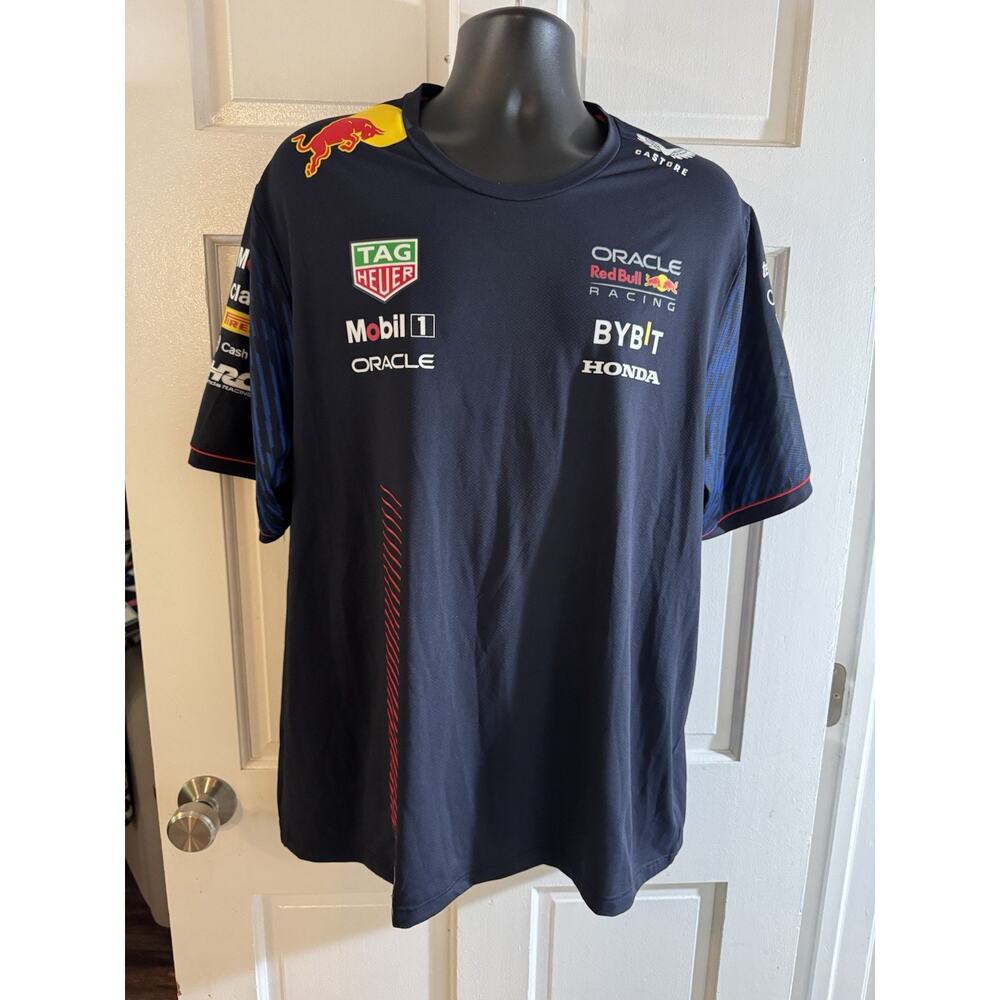 Men’s Castore Oracle Red Bull Racing Shirt Size 4XL